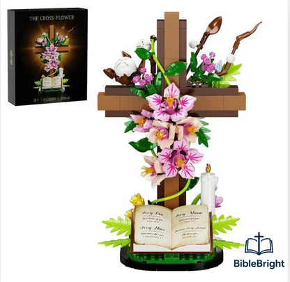 BibleBright | Cross Flower Bricks